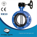 cast iron wafer type PTFE butterfly valve manual butterfly valve